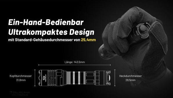 Produktbild Nitecore P23i - 3000 Lumen (14.35 cm, 3000 lm)