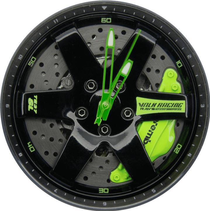 Produktbild 21cars TE37 AP Grün Edelstahl Automatic Non-Spin