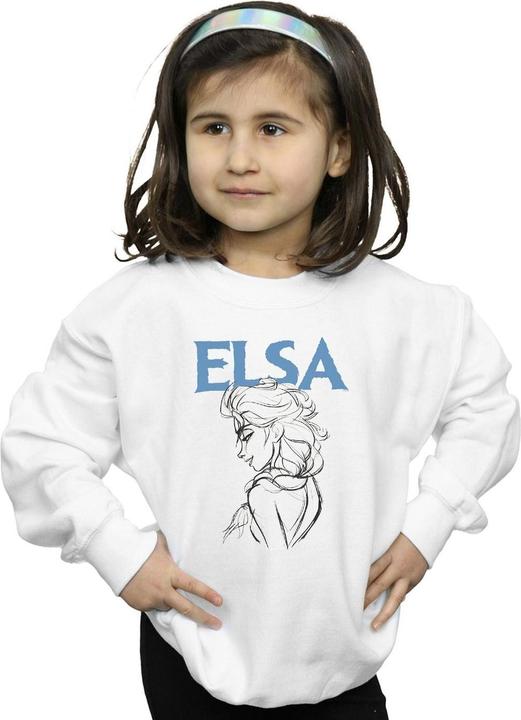 Produktbild Disney Frozen Elsa Profile Sketch Sweatshirt Mädchen (128)