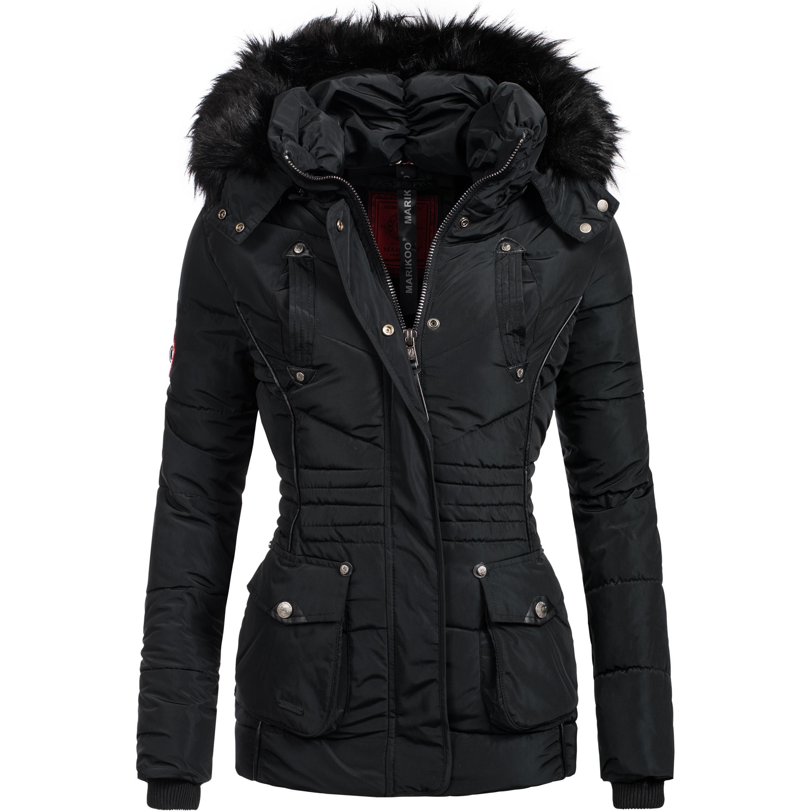 Marikoo, Damen, Jacke, Vanilla (L), Schwarz, L