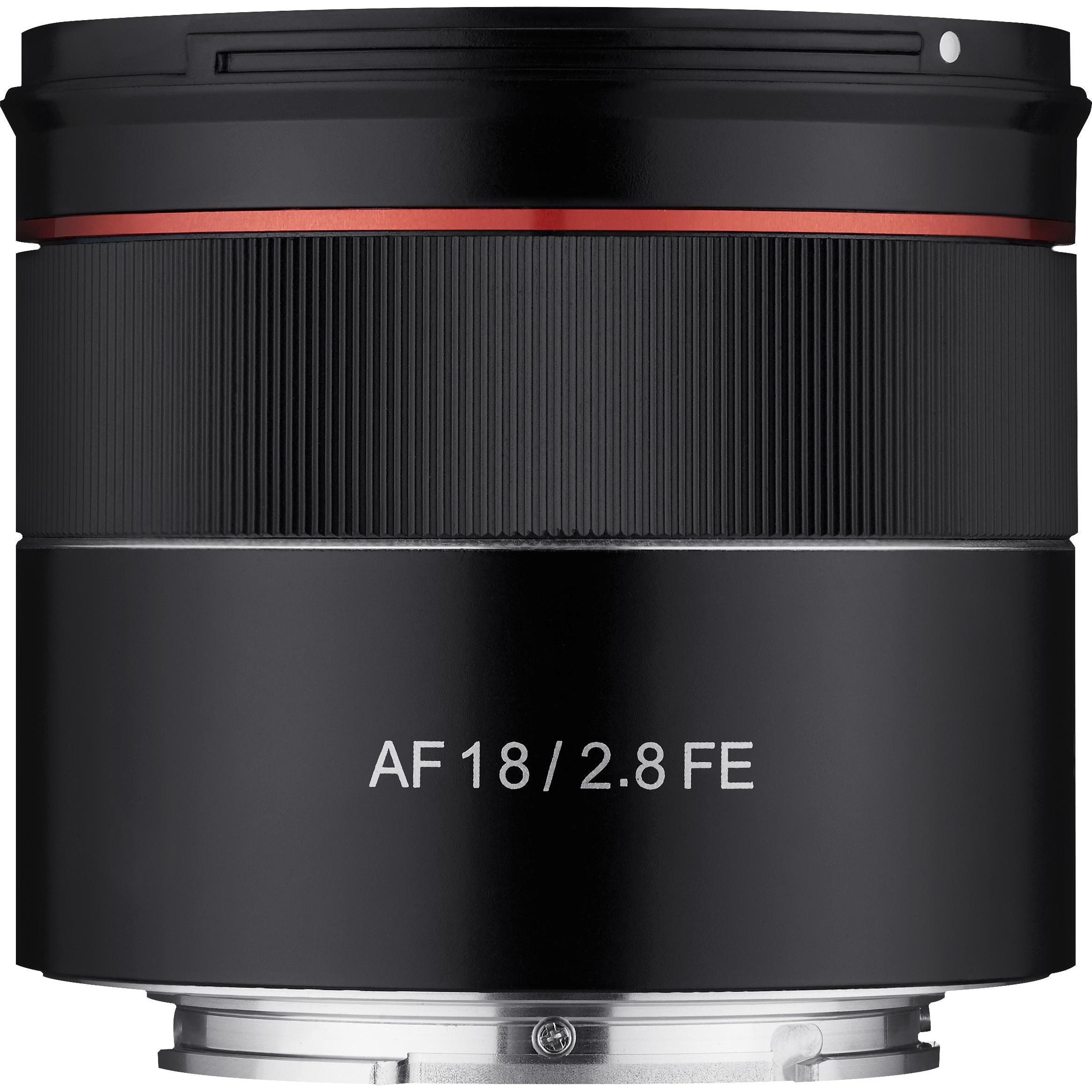 Samyang AF 18mm f/2.8 FE, Sony E- Mount (Sony E, Vollformat), Objektiv, Schwarz