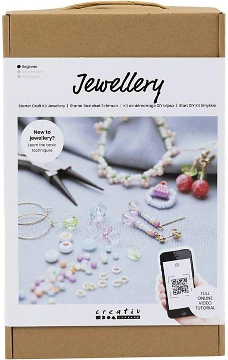 Creativ Company DIY Kit - Starter Craft Kit Jewellery Vibrant colours