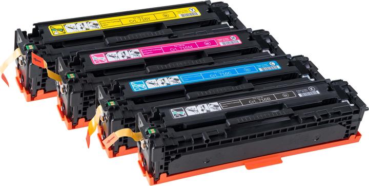 Actual product image Tonerfabrik Comp. Toner SET Crt. 716 (M, C, Y, FC)
