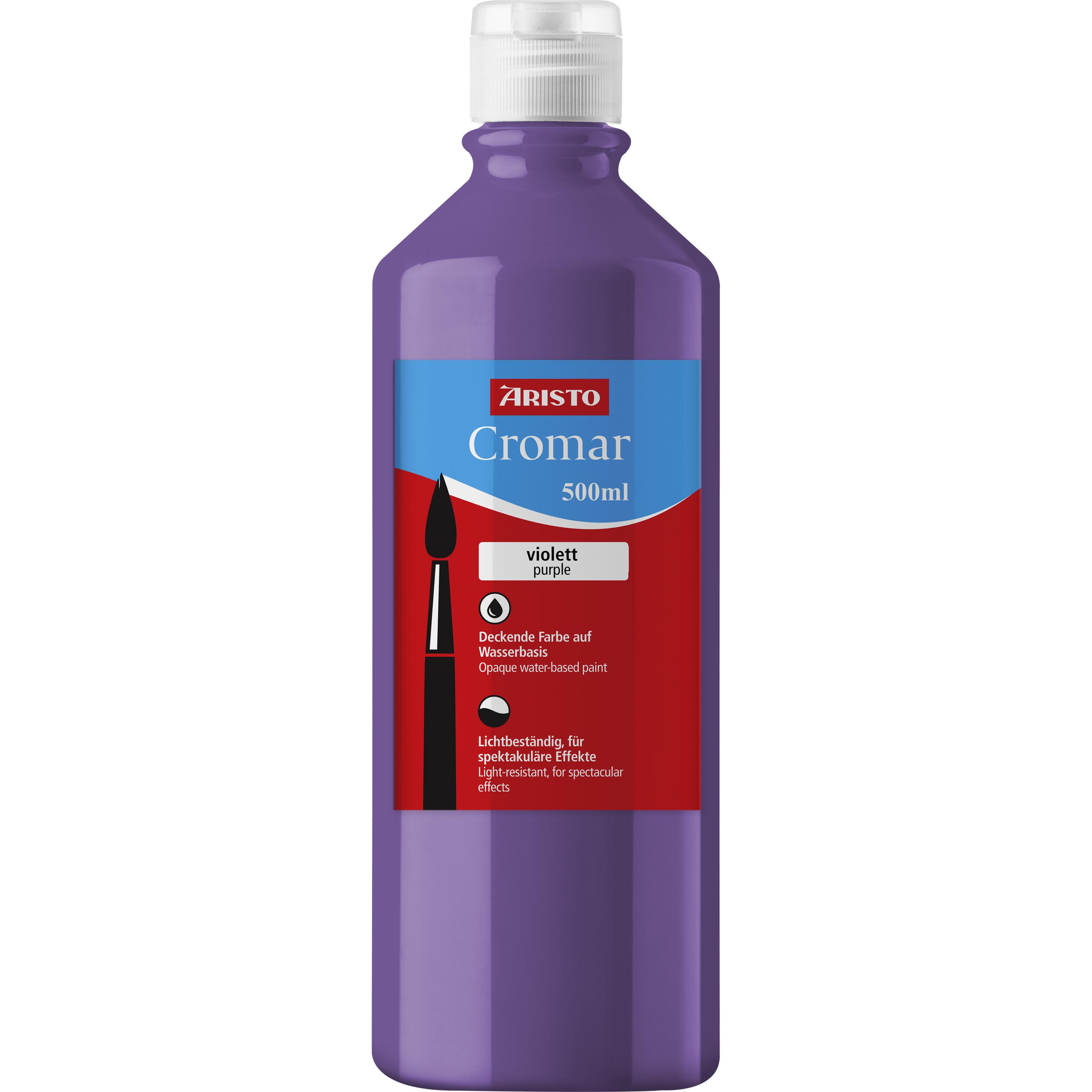 Aristo, Colore + Vernice per fai da te, Cromar 500 ml, violett (500 ml)