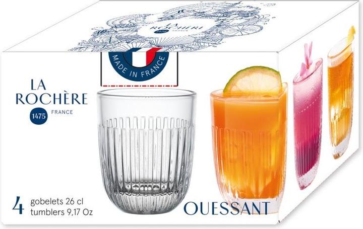 Immagine prodotto La Rochère Set di 4 bicchieri da 26 cl - Ouessant (0.26 l, 4 x)