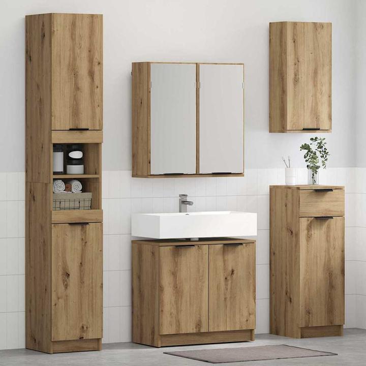 Produktbild vidaXL Badezimmerschrank (32 x 34 x 188.50 cm)