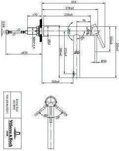 Produktbild Villeroy & Boch Como Sky Küchenarmatur, aus Edelstahl