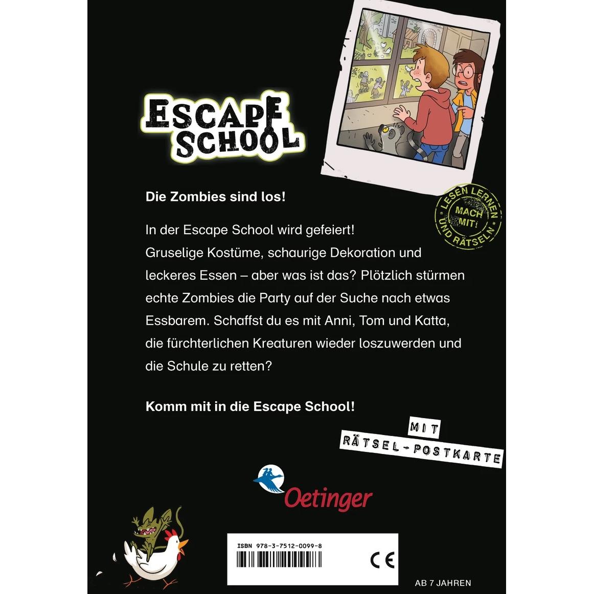 Thumbnail - Escape School. Achtung, Zombies!, Kinderbücher von Jule Ambach, Stefanie Wegner, Timo Müller-Wegner