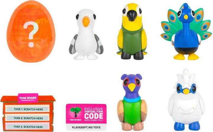 Actual product image Adopt Me 6 Figure Pack - Feathered Friends