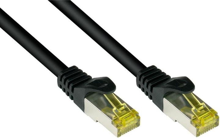 Produktbild Varia SO-36346 - Patchkabel Cat.7, S/FTP, 0.15m, schwarz (S/FTP, 0.15 m)