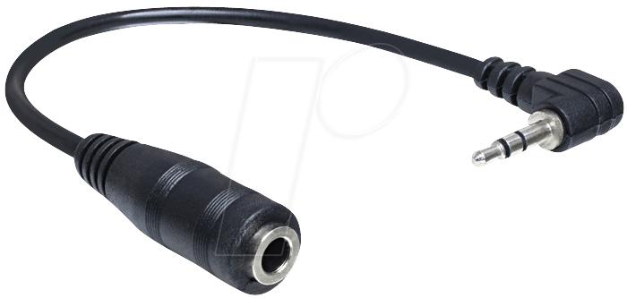 Image du produit Delock 2,5 mm à 3,5 mm (0.14 m, 2,5 mm, Jack 3,5 mm (AUX))