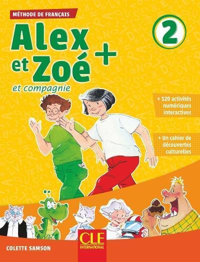 Immagine prodotto Cle Alex et Zoe plus 2 manuel + CD MP3 (Francese, Samson Colette, 2019)