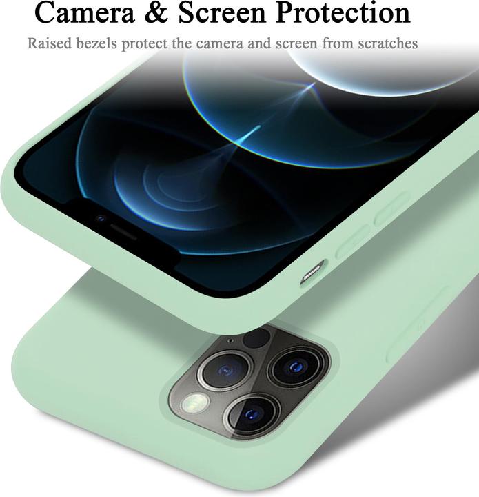 Actual product image Cadorabo TPU Liquid Silicone Case Cover (Apple iPhone 12, Realme 12 Pro+)