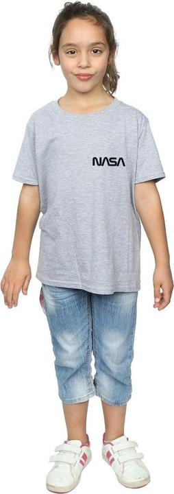 Produktbild Nasa Modern Logo Chest TShirt Mädchen (116)
