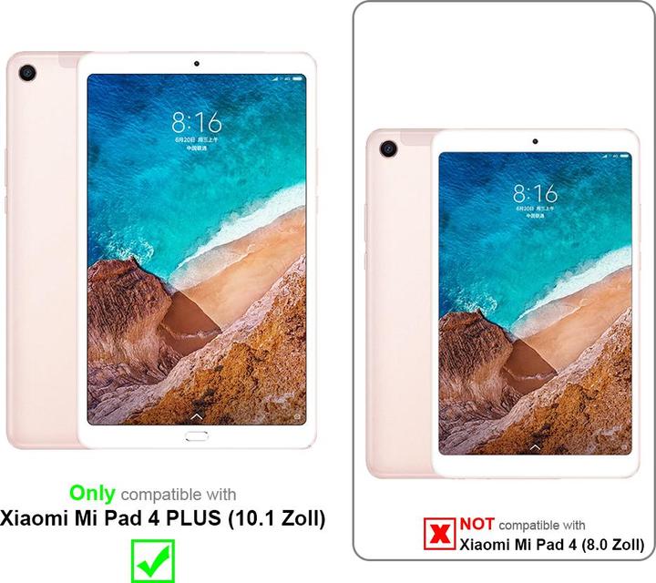 Actual product image Cadorabo Chain case for Xiaomi Mi Pad 4 PLUS (10.1 Zoll) necklace cover adjustable