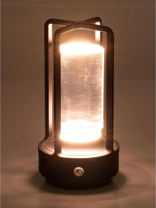 Actual product image Cocon USB-Tischleuchte Laterne, Schwarz, Dimmbar: nicht dimmbar