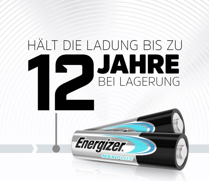 Produktbild Energizer Max Plus AA battery (8 Stk., AA, 2800 mAh)