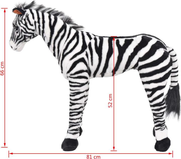 Produktbild vidaXL Zebra Spielzeug (66 cm)