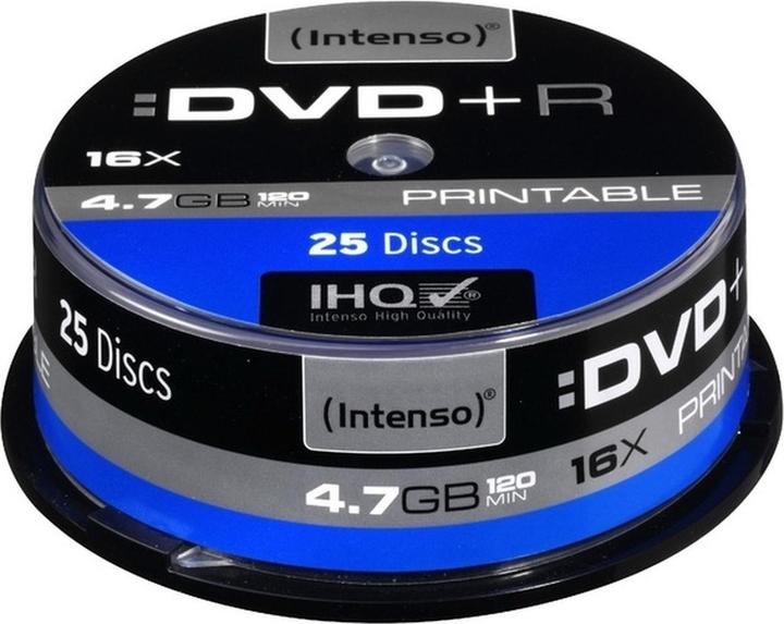 Actual product image Intenso DVD+R Cake Box - 4.7GB (25 x)