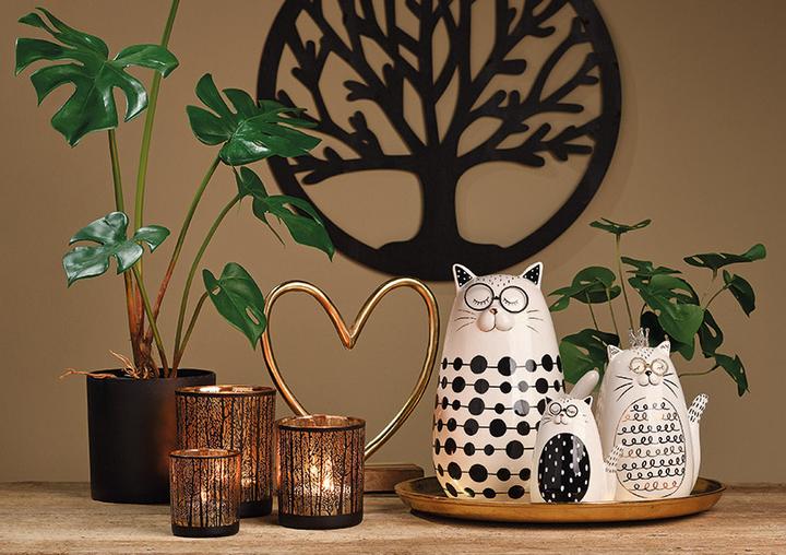 Produktbild G. Wurm Teller rund aus Metall Gold (B/H/T) 30x2x30cm