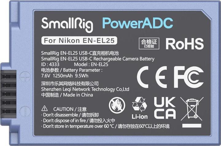 Produktbild SmallRig EN-EL25 (Kamera Akku)