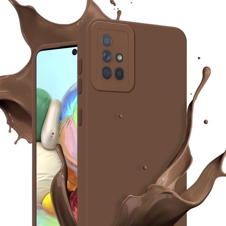 Actual product image Cadorabo Case for Samsung Galaxy A71 4G in TPU Fluid LM162 Style (Samsung Galaxy A71)