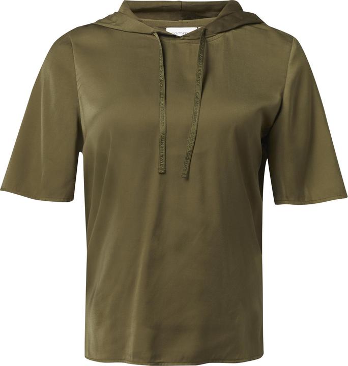 Actual product image Comma Bluse Hoodie-Bluse aus satiniertem Viskosemix (46)