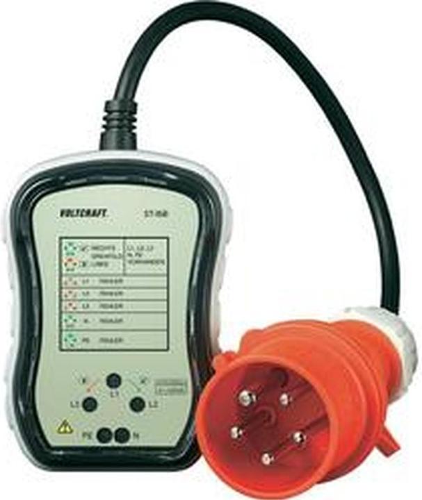 Produktbild Voltcraft 3-Phasen Steckdosentester (CAT III 300V)
