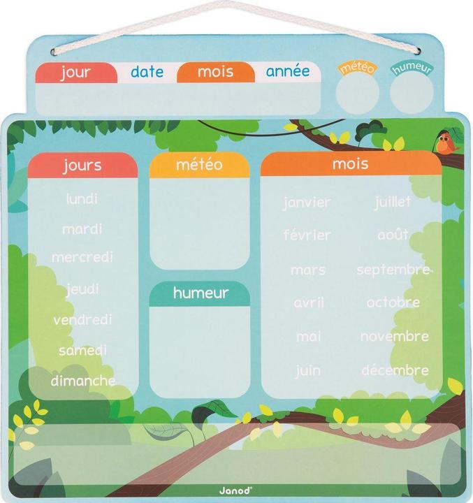 Immagine prodotto Janod Calendario magnetico (Francese, 3 - 6 anni)