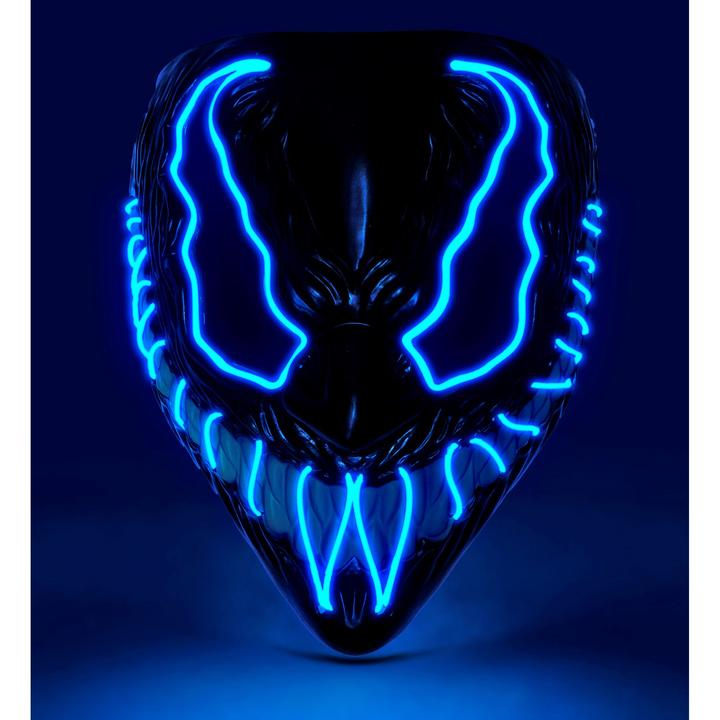 Widmann Blue monster mask with LED lighting