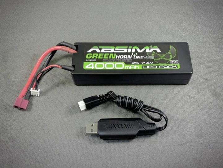 Produktbild Absima Modellbau-Akkupack (LiPo) 7.4 V 4000 mAh Softcase T-Stecker (7.40 V, 4000 mAh)