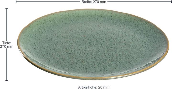 Actual product image Leonardo Ceramic plate 27 green Matera (1 x, 27 cm)