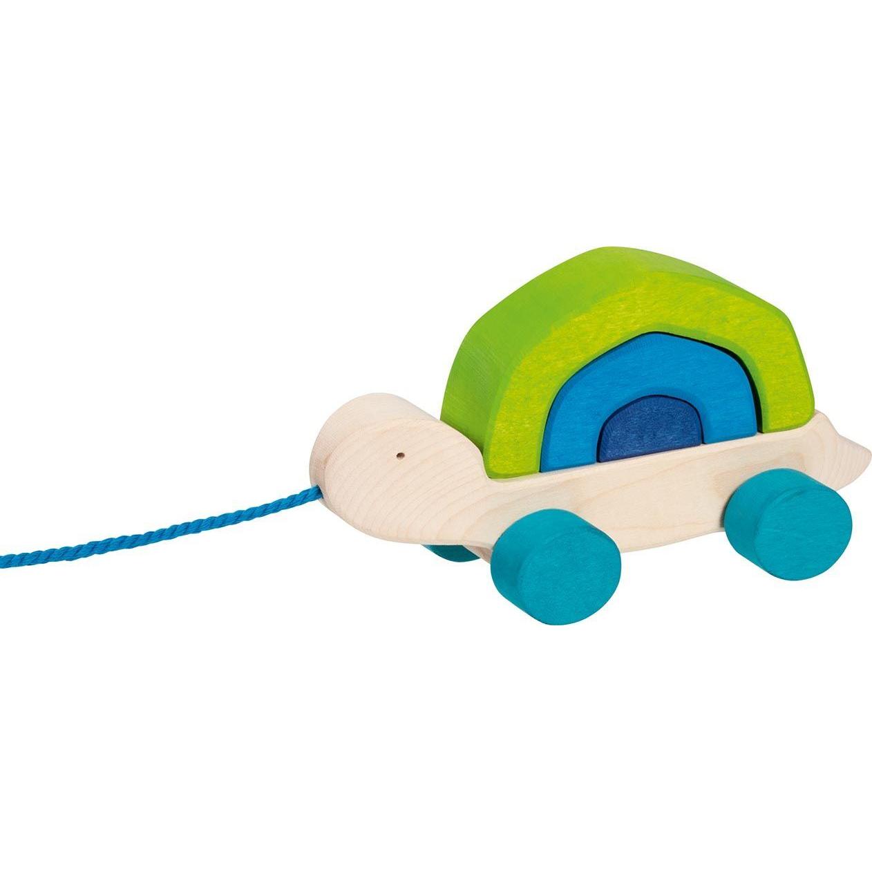 Goki Ziehtier Schildkröte Tortuga mit Wackelgang