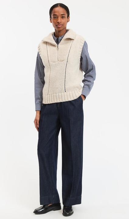 Produktbild La Redoute Collections Ärmelloser Pullover mit Trucker-Kragen (S)