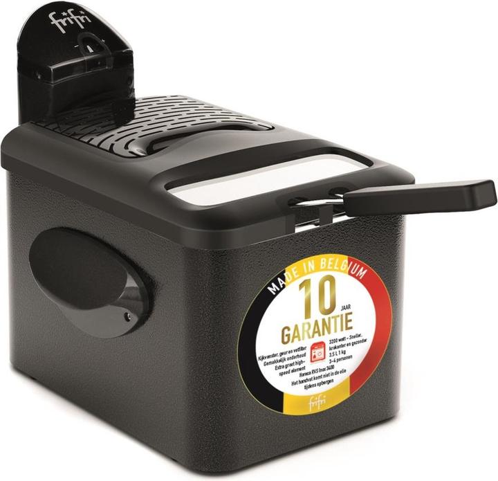 Actual product image Frifri 1905A DuoFil - Frituurpan - 3,5L - 3200W - Koolstof geur- en vetfilter - Zwart