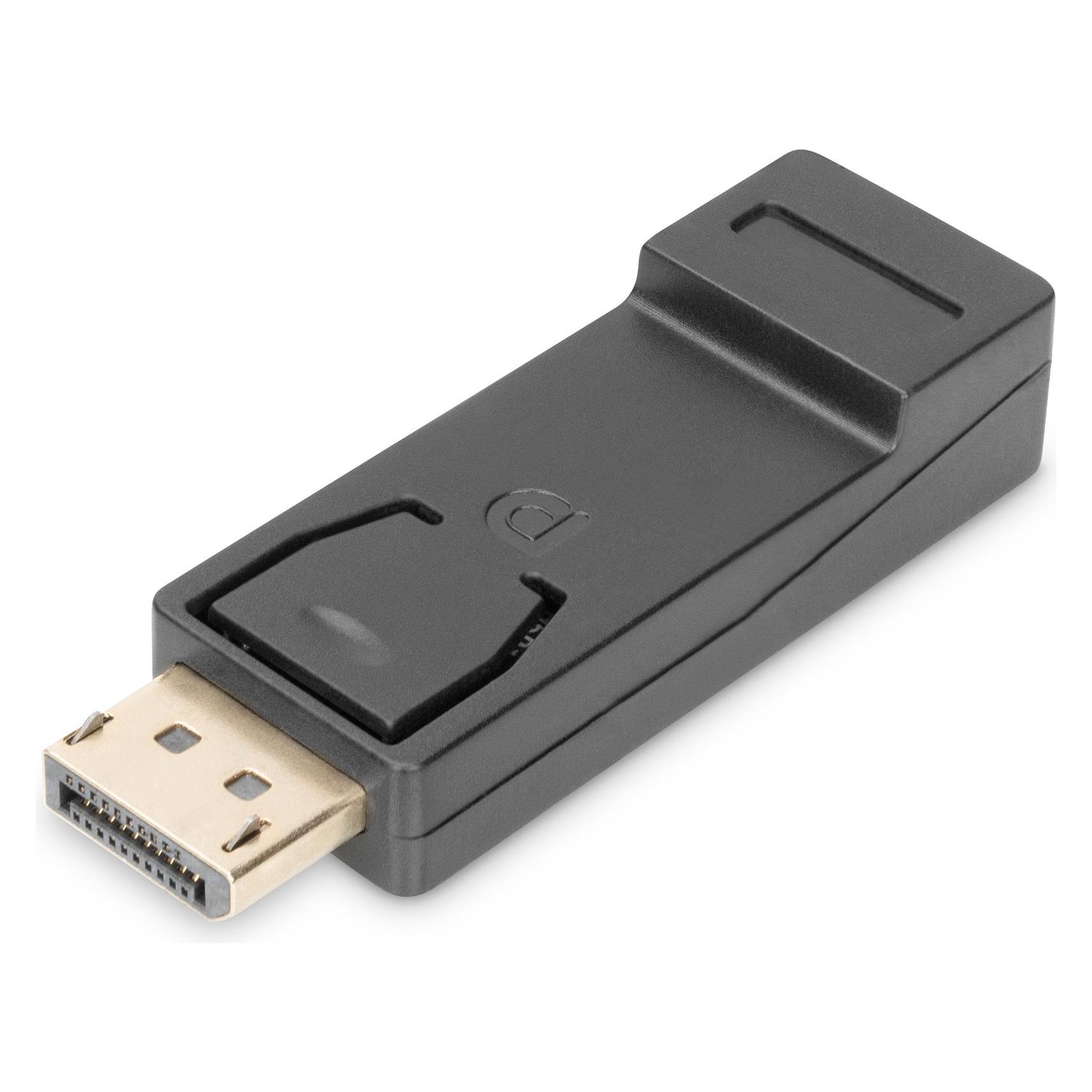 Digitus Da DisplayPort a (HDMI, 3.50 cm), Adattatore dati + video, Nero
