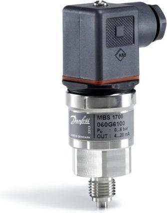 Produktbild Danfoss Pressure transmitter MBS 1700-2211-A1AB08-0, 0-16 bar 4-20 mA GZ 1/2 EN837 060G6106