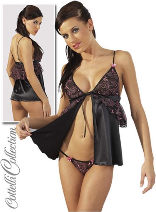 Produktbild Cottelli Collection Babydoll-Set "Bea" (L)