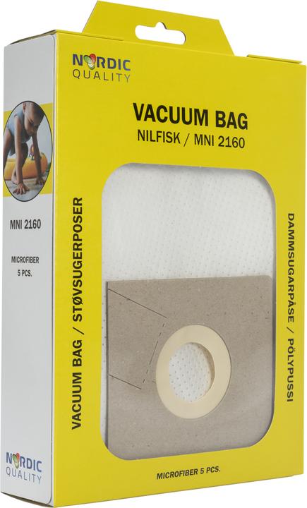 Image du produit Deltaco MNI 2160 Sacs de nettoyage à vide, 5 pcs. (5 x)