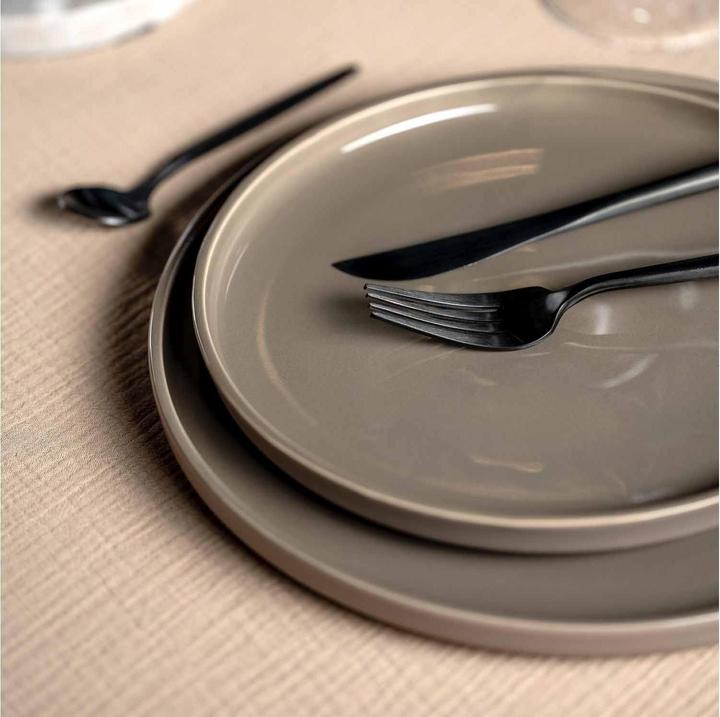 Image du produit Leonardo Assiette plate Roma 6 pièces,Taupe (6 x, 27 cm)