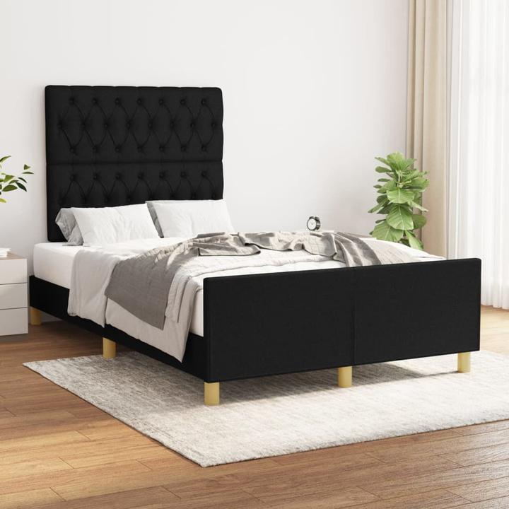Image du produit vidaXL Bettgestell mit Kopfteil (120 x 200 cm)