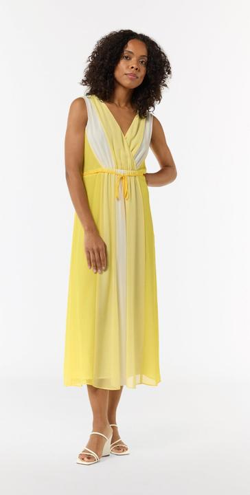 Actual product image Comma Kleid Chiffon-Kleid mit elastischer Taille und Bindeband (38)