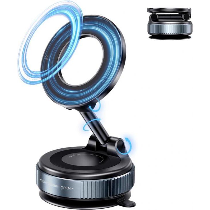 xO Magnetic Car Holder C169 Black, Supporto per smartphone