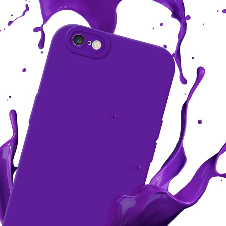 Productafbeelding Cadorabo Hoesje voor Apple iPhone 6 PLUS / 6S PLUS in TPU Fluid LM162 Style (Apple iPhone 6 Plus)