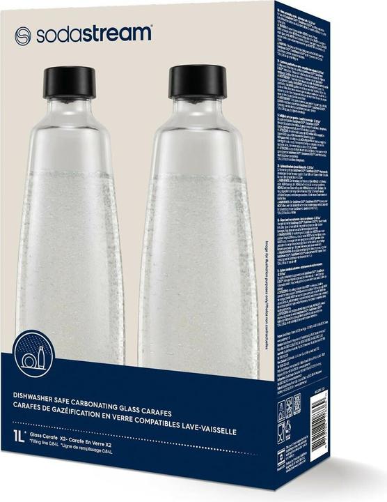 Produktbild SodaStream 2 x 1l Glaskaraffe für DUO