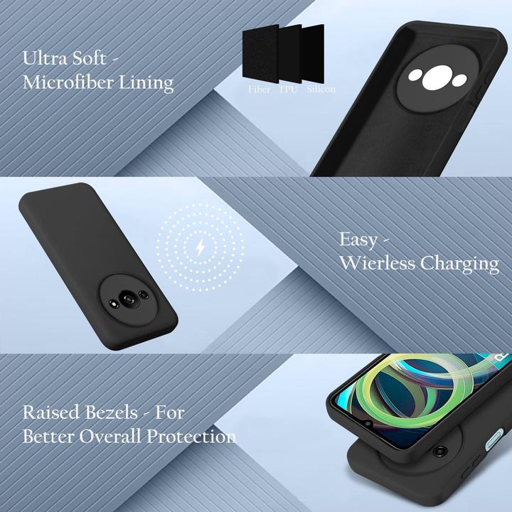 Image du produit Cadorabo Coque pour Xiaomi RedMi A3 / A3X TPU Liquid Silicone Case (Xiaomi Redmi A3)