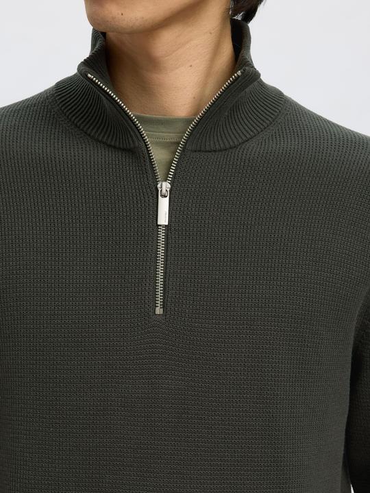 Image du produit Selected Homme Slhdane Ls Knit Structure Half Zip Noos (XXL)