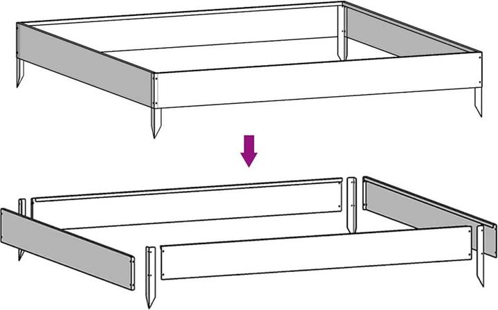 Actual product image vidaXL Garten-Hochbeet