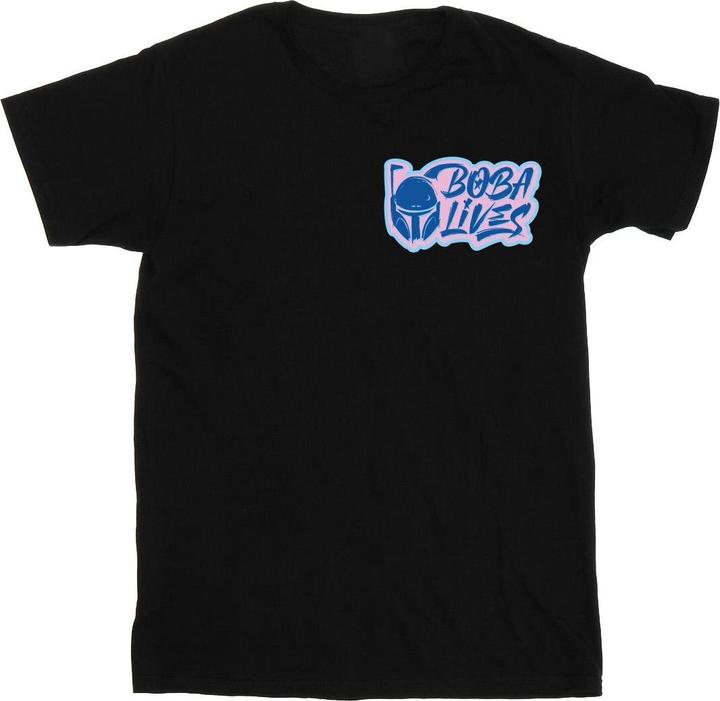 Produktbild Star Wars The Book Of Boba Fett Lives Pocket TShirt (XL)