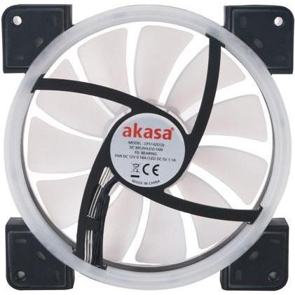 Thumbnail - Akasa Vegas TLY Addressable-RGB Lüfter (140 mm, 1 x), PC Lüfter, Transparent, Schwarz